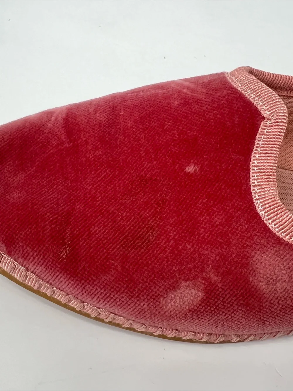 ITALEAU Allegra Velvet‎ Flats Women's Size 39.5 US 9 Handmade in Italy Comfort